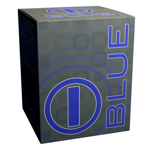 Home product blue box